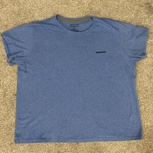 Patagonia Responsibili-Tee Women’s Short Sleeve Blue Tee